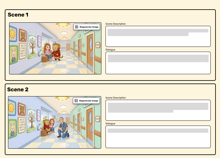example of editing scenes in episode