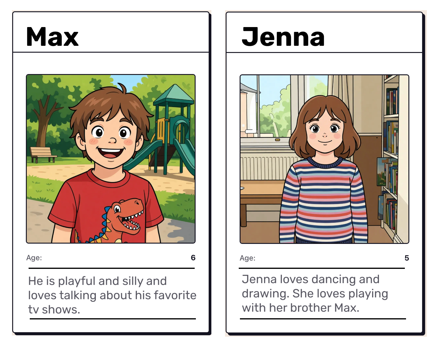 character cards